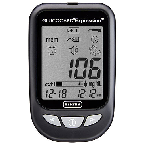 GlucoCard Expression Blood Glucose Meter