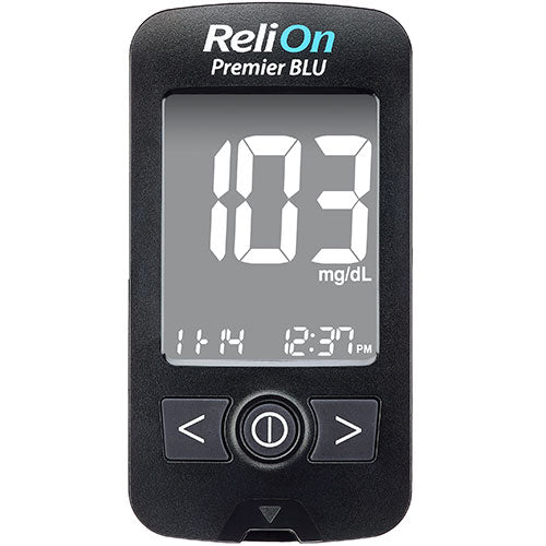 ReliOn Premier BLU Blood Glucose Meter