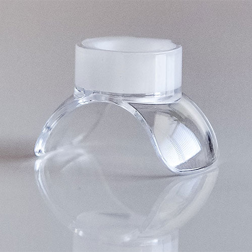 Empty clear plastic container
