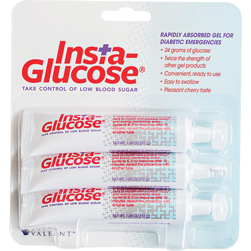 Insta-Glucose Rapidly Absorbed Gel for Diabetic Emergencies