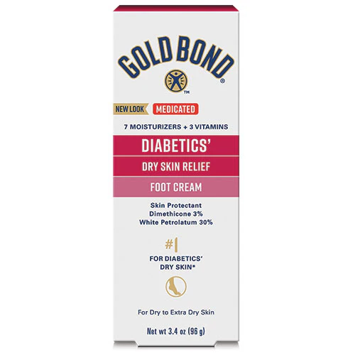 Gold Bond diabetics dry skin relief foot cream