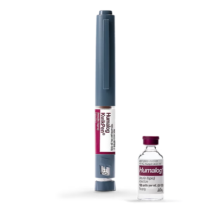 Humalog drug pen and vial