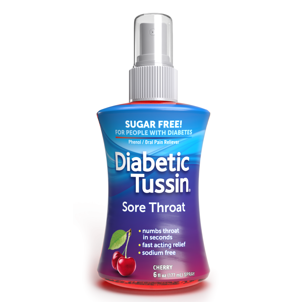 Diabetic Tussin Sore Throat spray