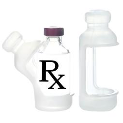 Medication vial in Safe-V Vial Holder
