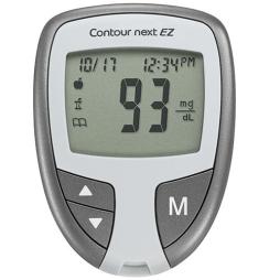 Contour next EZ blood glucose meter.