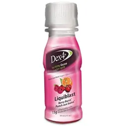 Berry flavored Dex4 Liquiblast bottle