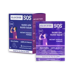 Glucose SOS product packaging