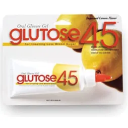 glutose 45 oral glucose gel packaging