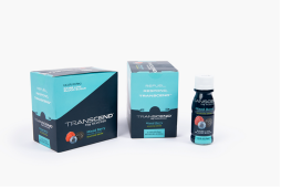 Transcend Recovery Shot boxes and bottle