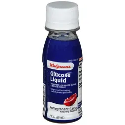 Walgreens Glucose Liquid, Pomegranate flavor
