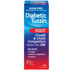 Diabetic Tussin Maximum Strength Cough and Chest Congestion box