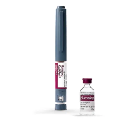 Humalog drug pen and vial