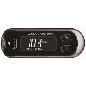 GlucoCard Shine blood glucose meter