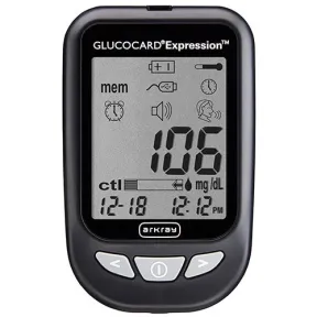 GlucoCard Expression Blood Glucose Meter