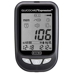 GlucoCard Expression Blood Glucose Meter