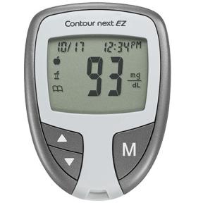 Contour next EZ blood glucose meter.