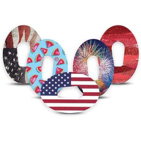 Independence Day Dexcom G6 Stickers