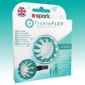 tickleflex insulin injection aid product packaging