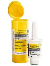 Image of Baqsimi, a nasal glucagon treatment for hypoglycemia