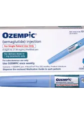 Ozempic (semaglutide) injection pen and packaging.