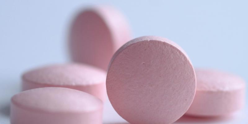 pink glucose supplement tabs